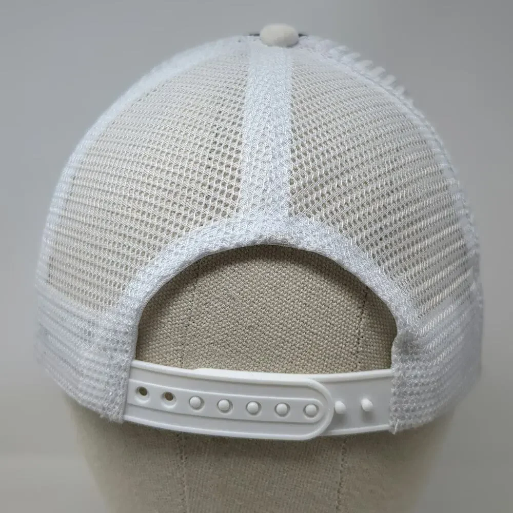 Spirit Trucker Hat Black White One Size Hugh Mungus Deck Builders Mesh Snapback